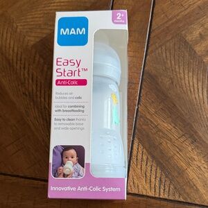 Easy Start Anti-Colic Baby Bottle - White